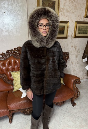 Giacca pelliccia visone volpe - giacca,