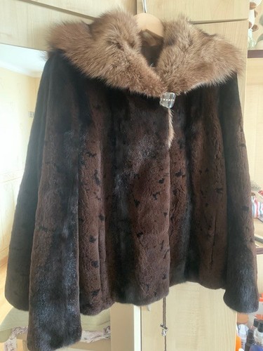 Pelliccia visone marrone - pelliccia,