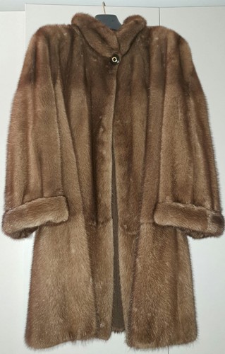 Pelliccia visone marrone - visone,