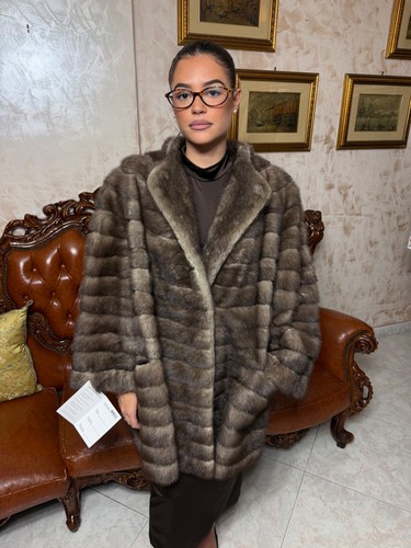 Giacca pelliccia visone mink - visone,