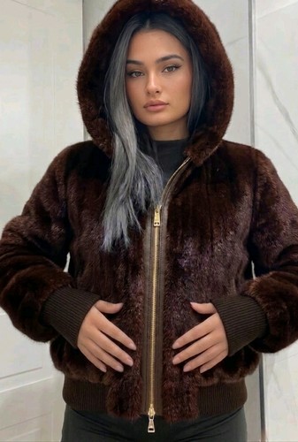 Bomber visone donna pelliccia - bomber,