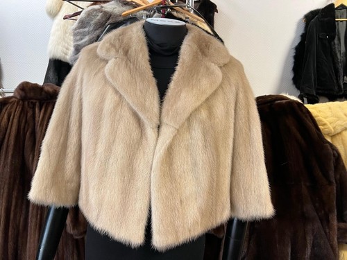 Giacca visone nerz bolero - giacca,
